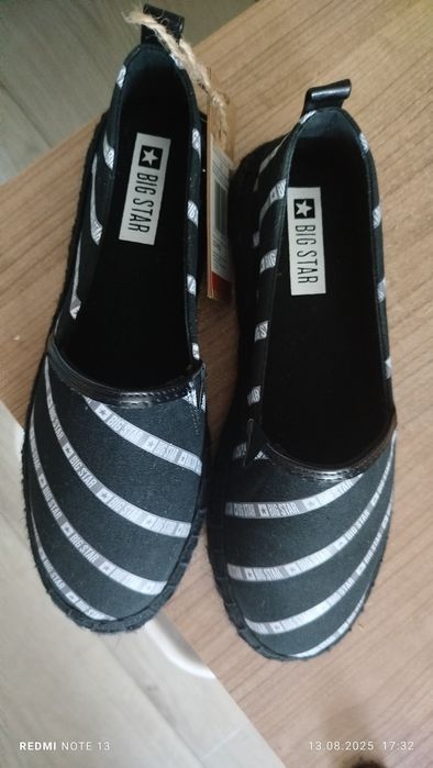 Buty slip one 36 big star czarne