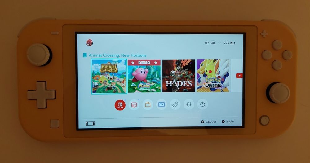 Consola Nintendo Switch Lite Amarela
