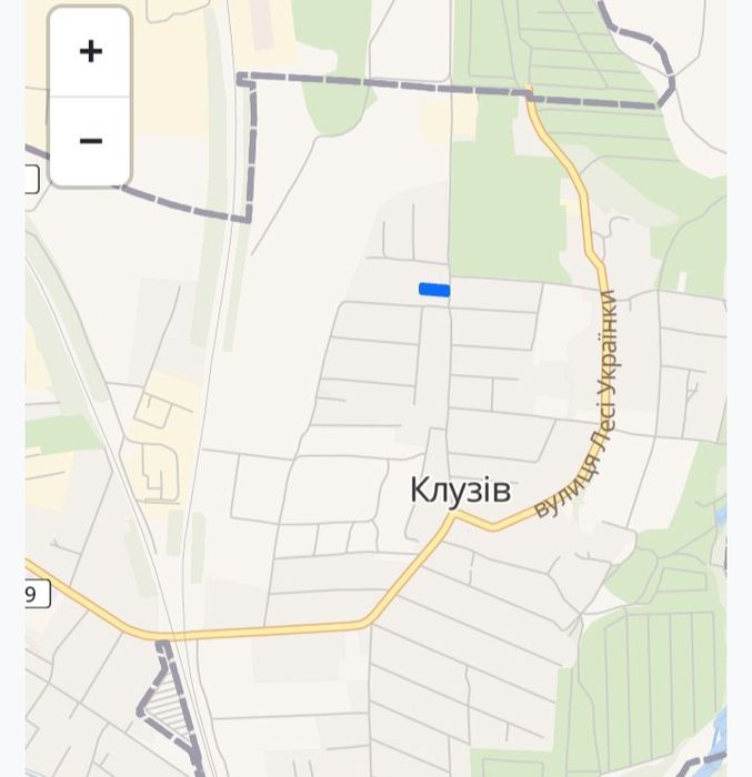 Продам земельну ділянку в с. Клузів