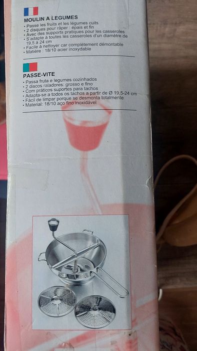 Passe Vite em Inox totalmente novo