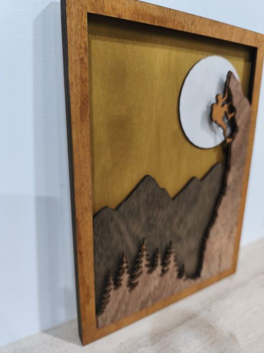 Alpinista/Montanhista/Escalada - Quadro de Profundidade