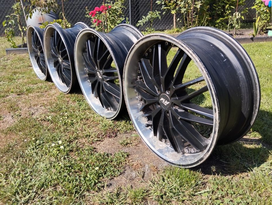Felgi PLW 18" 5x100 8J ET35 komplet Vw Skoda Seat KBA 47881 plus śruby