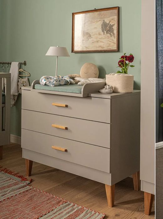 Przewijak VOX Lounge szary + VOX materacyk