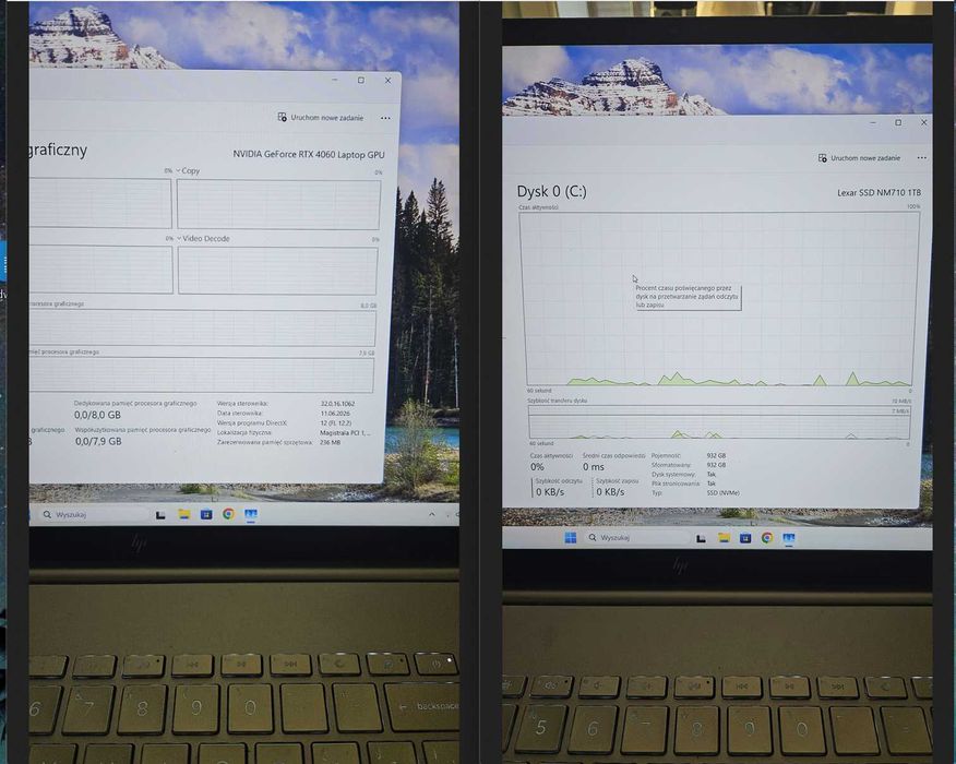 Top HP Envy 16 Intel i9-13900H/RTX 4060/SSD 1TB/matryca 2K/Win11 PRO