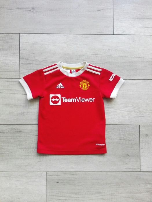 Adidas Manchester United oryginalny t-shirt koszulka rozm 86