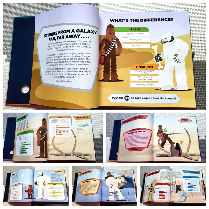 OUTLET Star Wars Creatures vs Aliens książka dźwiękowa po angielsku