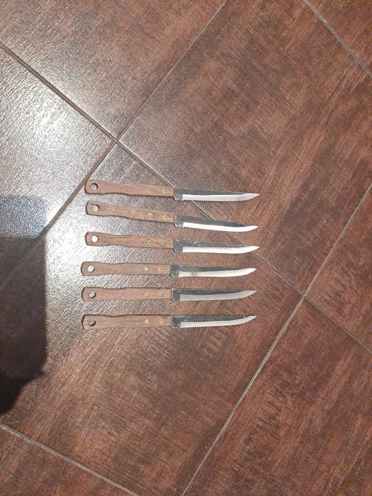 Noże vintage 6 sztuk