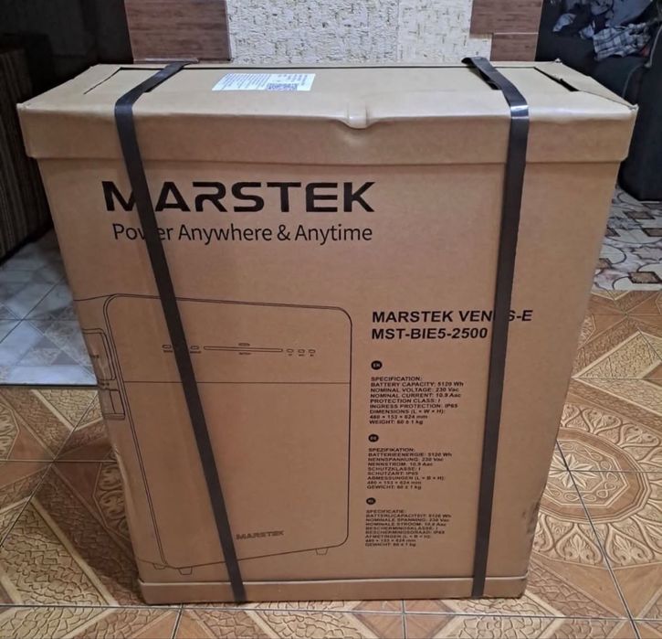MARSTEK VENUS E 5.12 кВт·год / 2.5 кВт — нова зарядна станція