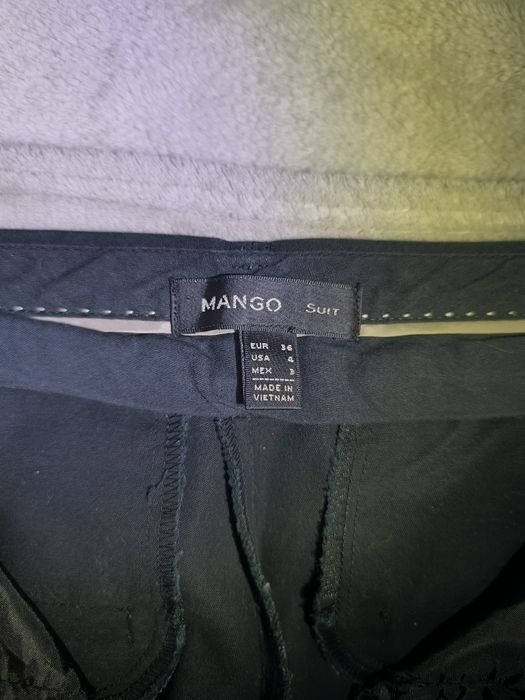 Классические темно синие брюки Mango Suit (размер EUR 36 / S М)