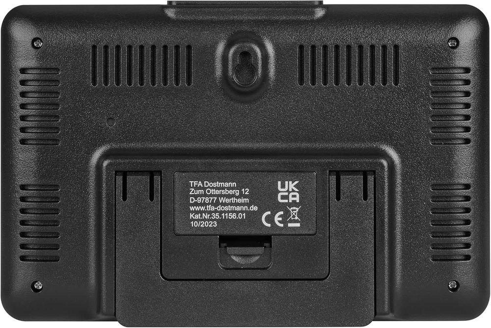 Метеостанція TFA Dostmann METEOTIME PRIMO, 35.1156.01 чорна