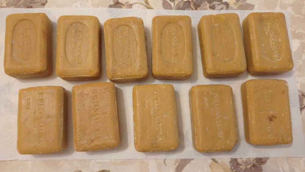 Cytrus stare szare mydło PRL 11 kostek