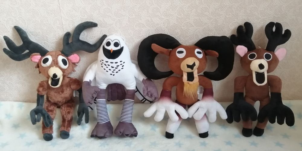 Олень і сова з ігри Роблокс 99 ночей в лісі Roblox 99 nights in the f