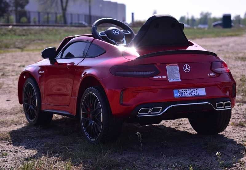 BAWIBUS.PL Auto samochód na akumulator MERCEDES C63 Cabrio dla dzieci
