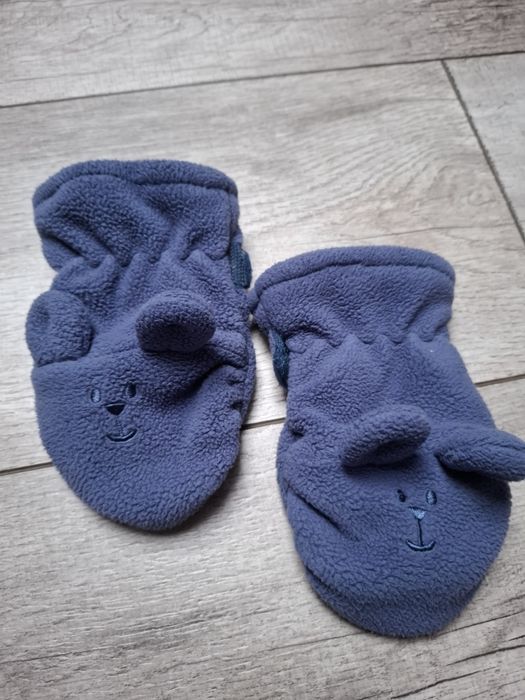 Ciepłe rękawiczki bez palców rozm.80-86