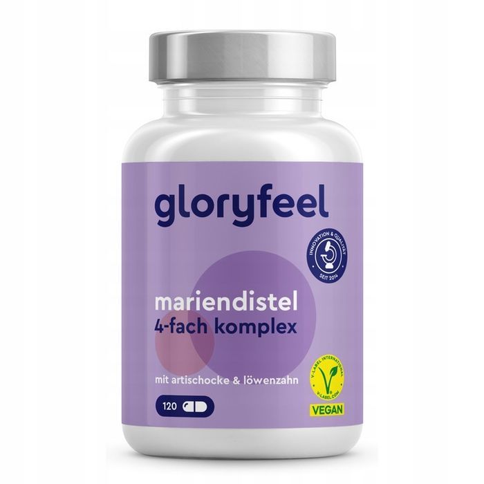 ostropest plamisty kapsulki 500 mg z karczoch i mniszek lekarski gloryfeel
