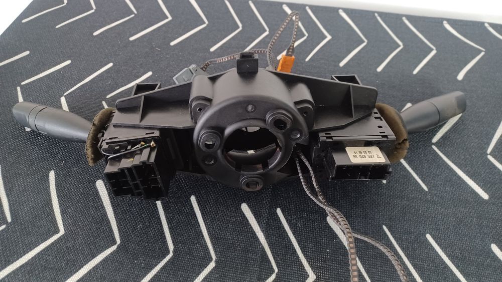 Comutador de piscas e limpa vidros com fita de airbag para Peugeot 206