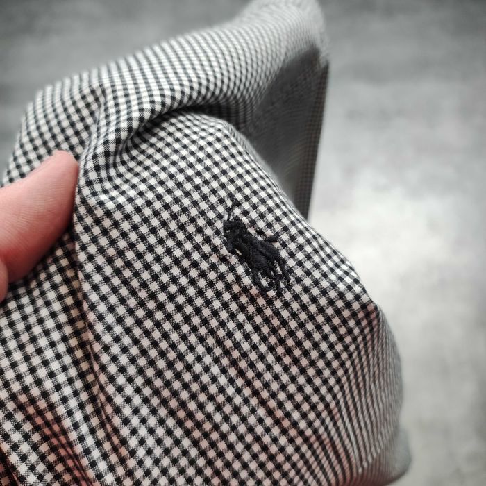 MĘSKA PREMIUM Koszula Elegancka Polo Ralph Lauren Slim Fit Kratka Haft
