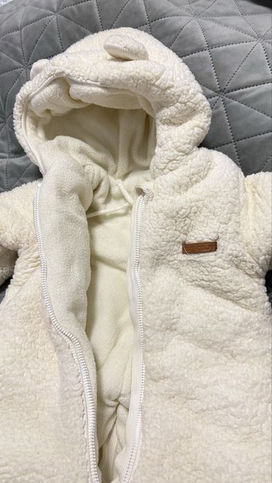 Зимовий комбінезон Teddy, молочного кольору