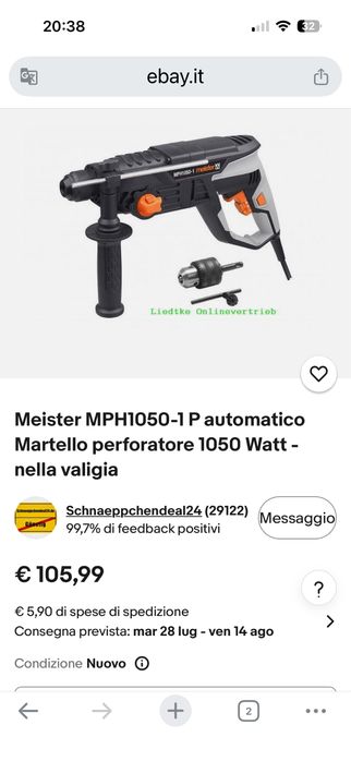 Młotowiertarka meister