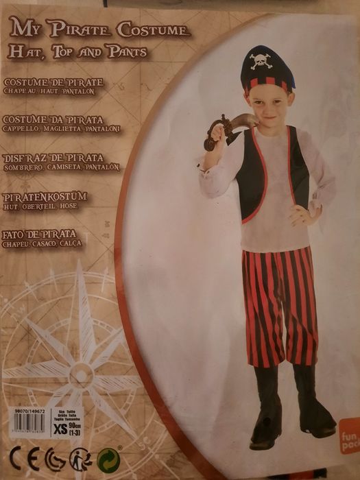 Fato de Pirata Carnaval