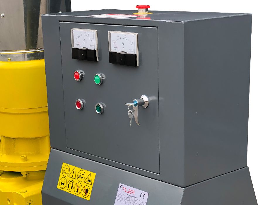 Peleciarka Stiler 11kW TRÓJ ROLKOWA do twardego materiału !