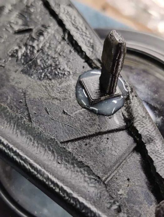 Mercedes W124 clip mola triangulo de espelho