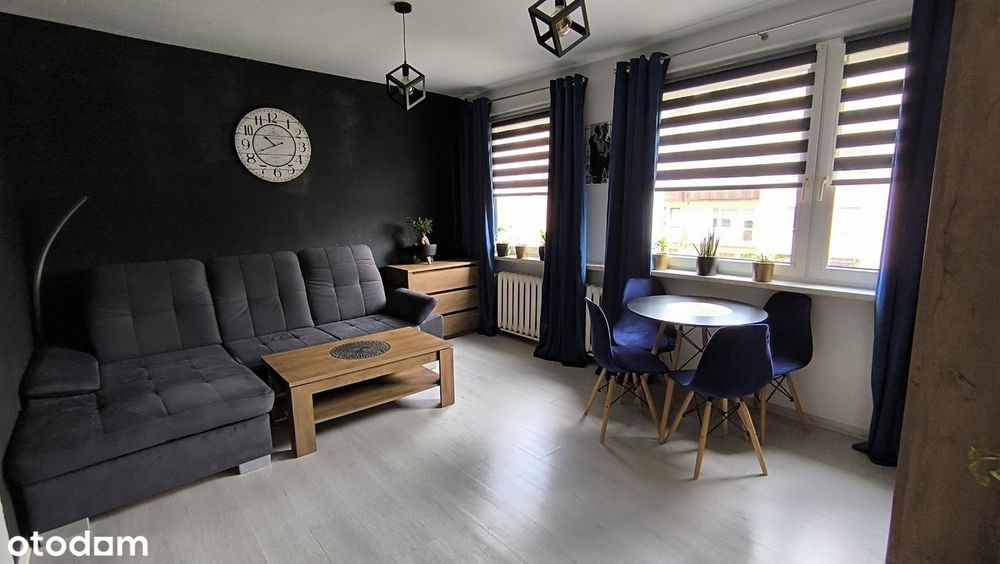 przytulny pokój z kuchnią