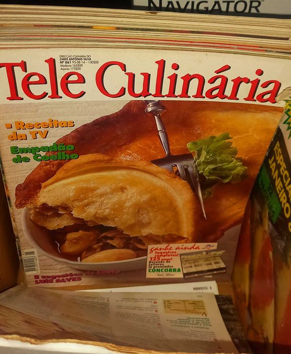Coleção Antiga de Culinária VAQUEIRO – Livros e 24 Revistas Encadernadas