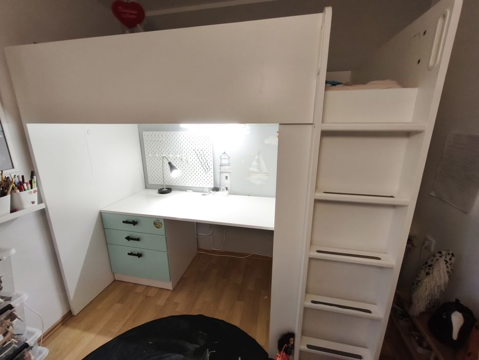 Łóżko na antresoli IKEA