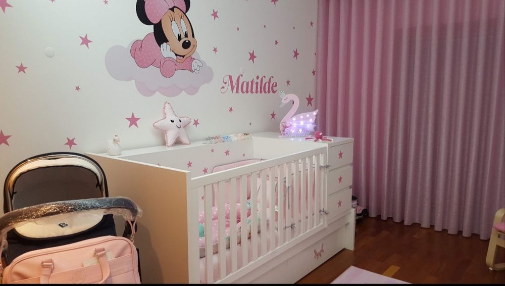Mobília infantil trama convertível em quarto junior