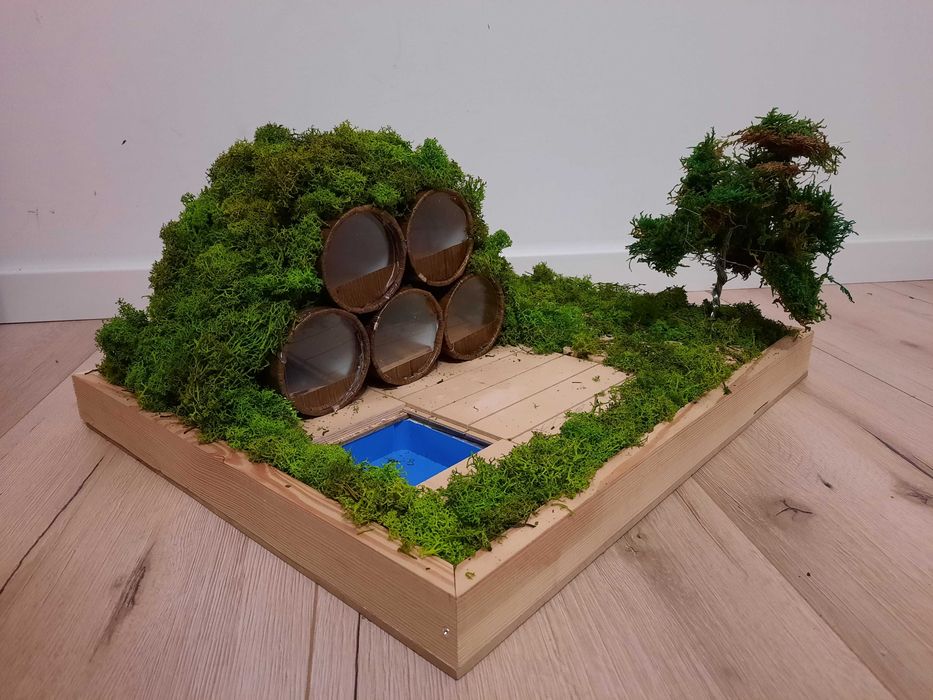 Domek, praca plastyczna