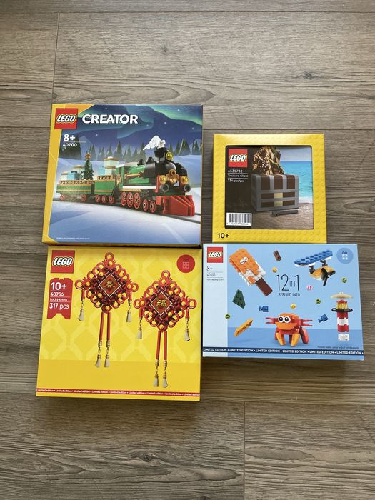 Pack 4 Lego  Novos  Selados!