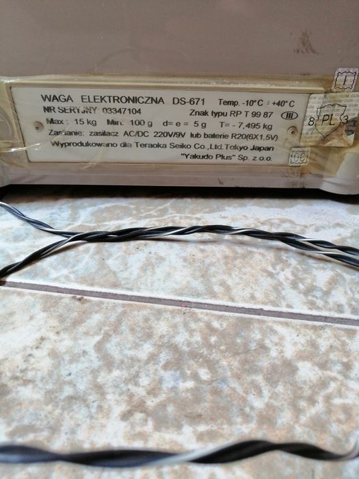 Waga elektroniczna Yakudo Japan.