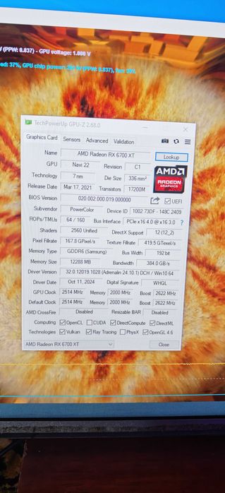 RX 6700 XT 12GB/Ryzen 5600/B450/DDR4 16GB/Wi-Fi ПК ігровий