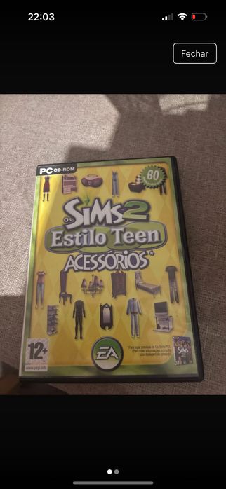 Jogo sims 2 estilo teens acessórios