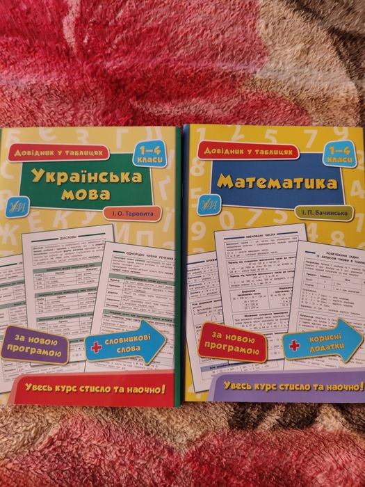 Довідники посібники тренажери 1-4класи, підручник заруб.літ.4кл