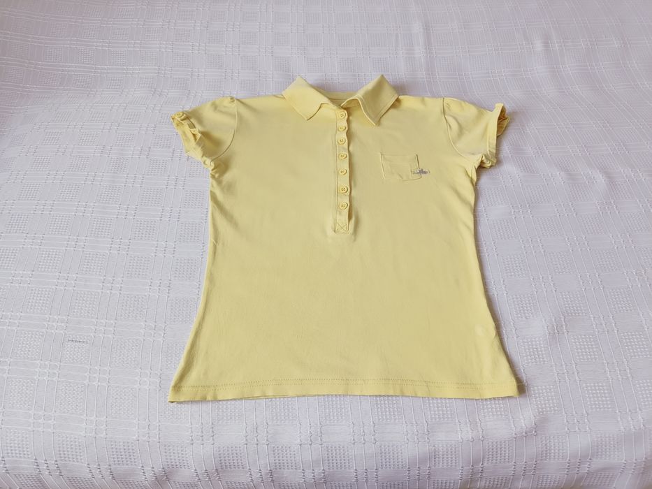 Bluzka damska z kołnierzykiem, rozmiar M, Butik