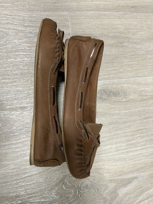 Балетки Tom Tailor кожаные мокасины слипоны туфли