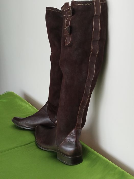 Muszkieterki damskie 37 skóra naturalna (licowa)