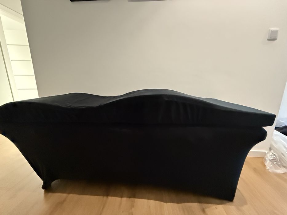 Łóżko icoucou 60 cm z materacem czarne