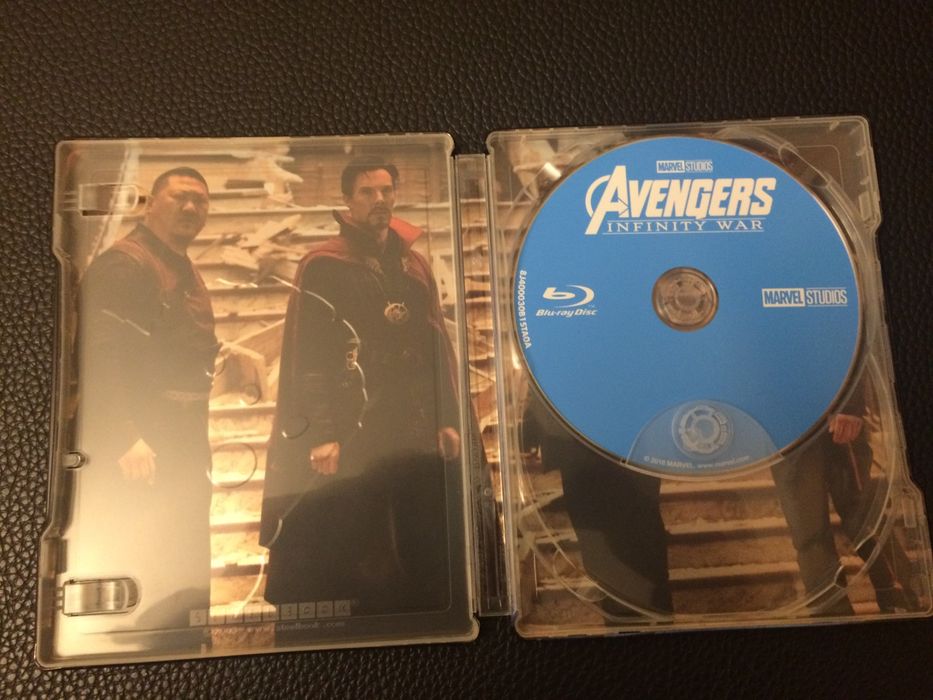 Avengers Infinity War steelbook blu-ray