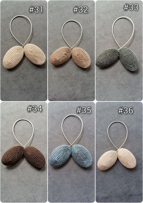 Магніти для штор, тюль, гардины турець підхватикі