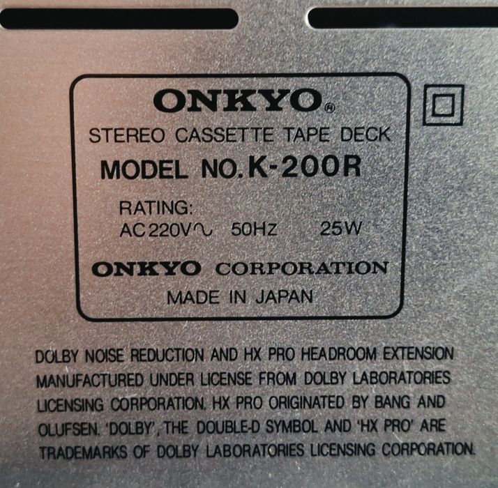 Magnetofon Onkyo