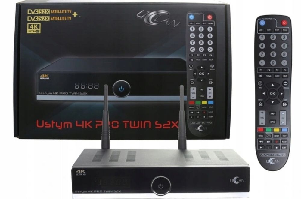 Tuner Ustym 4k Pro (enigma2,oscam) Combo DVB-T/SAT