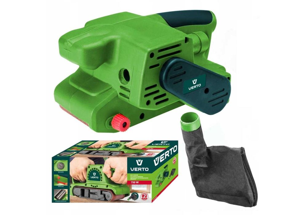 SZLIFIERKA taśmowa CZOŁG 730 W PAS bezkońcowy 75 x 457 mm 2511