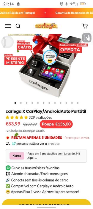 Vendo carplay com bom preço