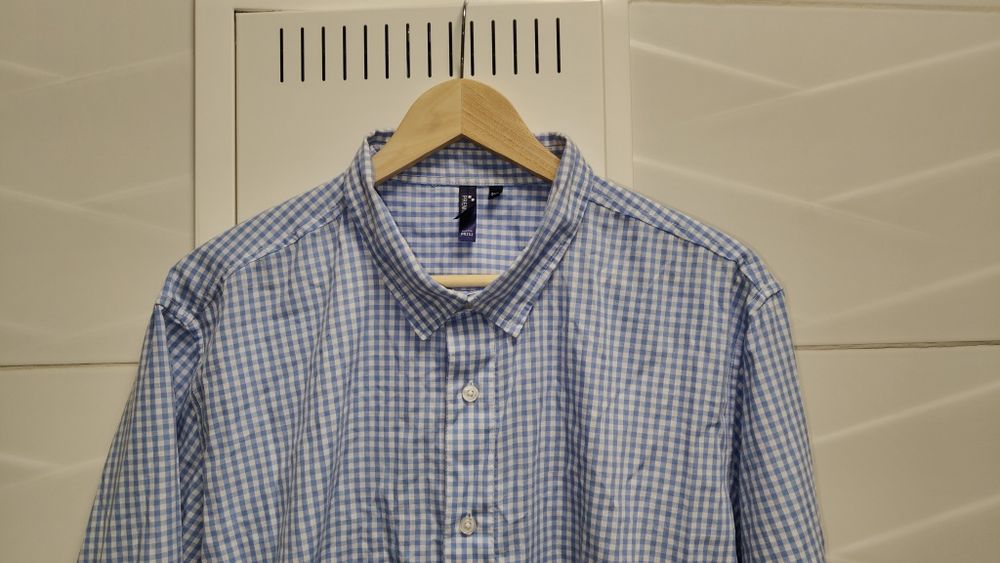 Koszula Premier r. 3XL kratka niebieska