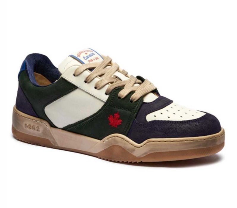 DSQUARED2 włoskie sneakersy buty męskie VINTAGE SPIKER