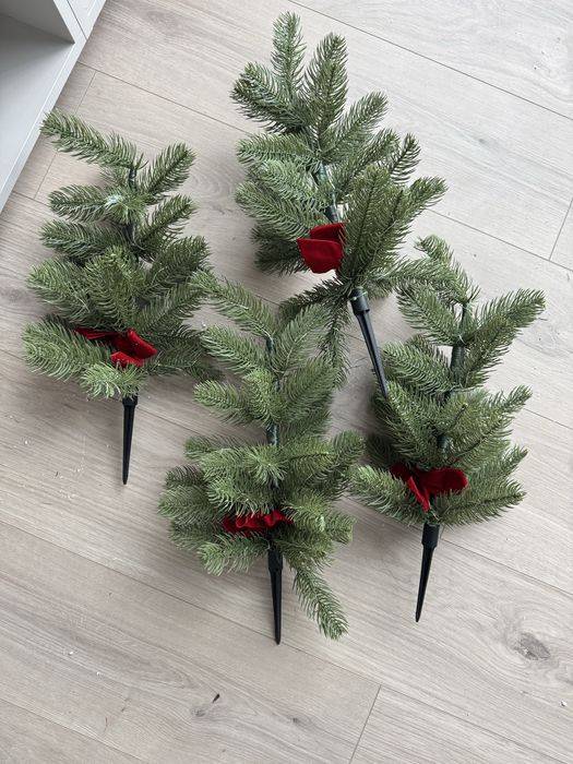 4 choinki mini choineczki do ogrodu