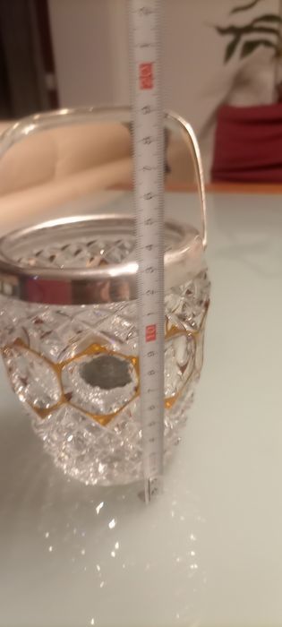 Lindíssimo balde de gelo em cristal